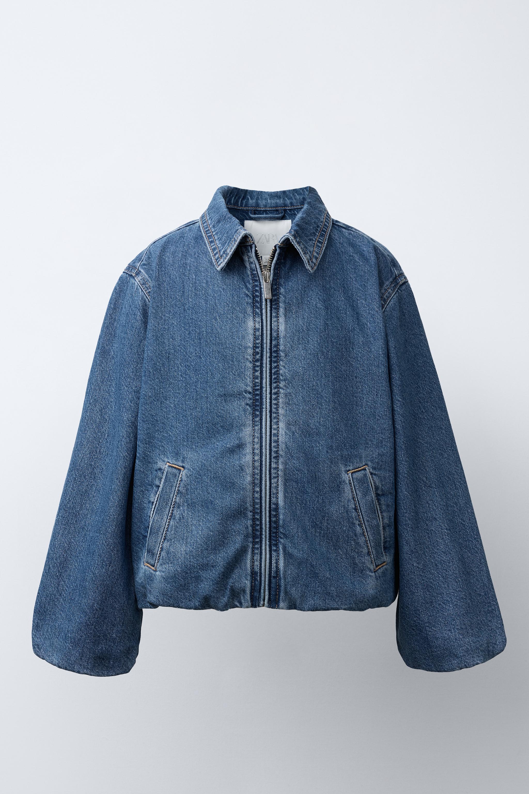 BLOUSON BOMBER EN JEAN