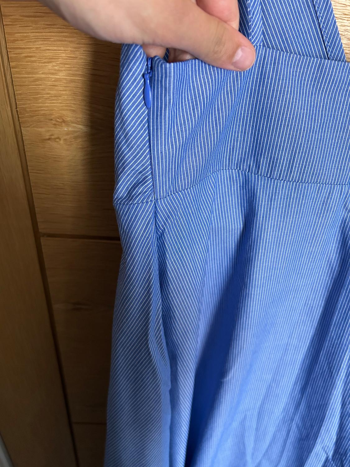 STRIPED POPLIN DRESS - Image 5