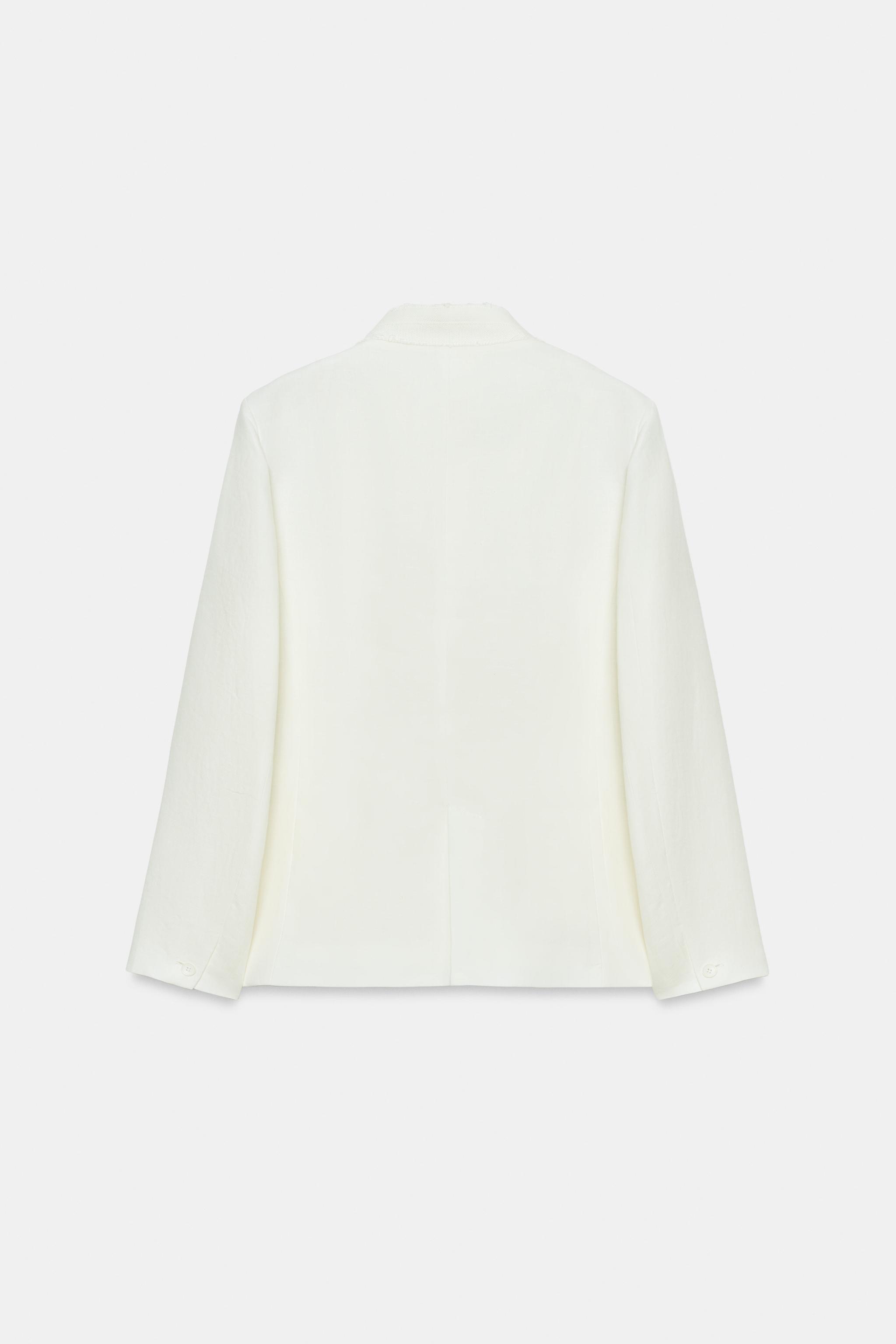 ZW COLLECTION %100 KETEN BLAZER - Görsel 8