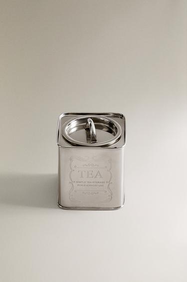 STAINLESS STEEL STORAGE JAR - Steel by Zara - Image 1