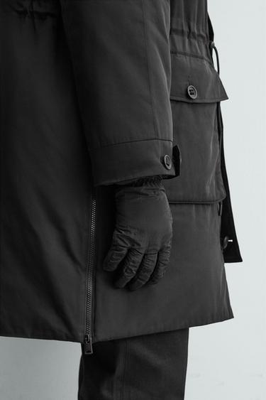 CONTRAST TECHNICAL GLOVES - Black by Zara - Image 0
