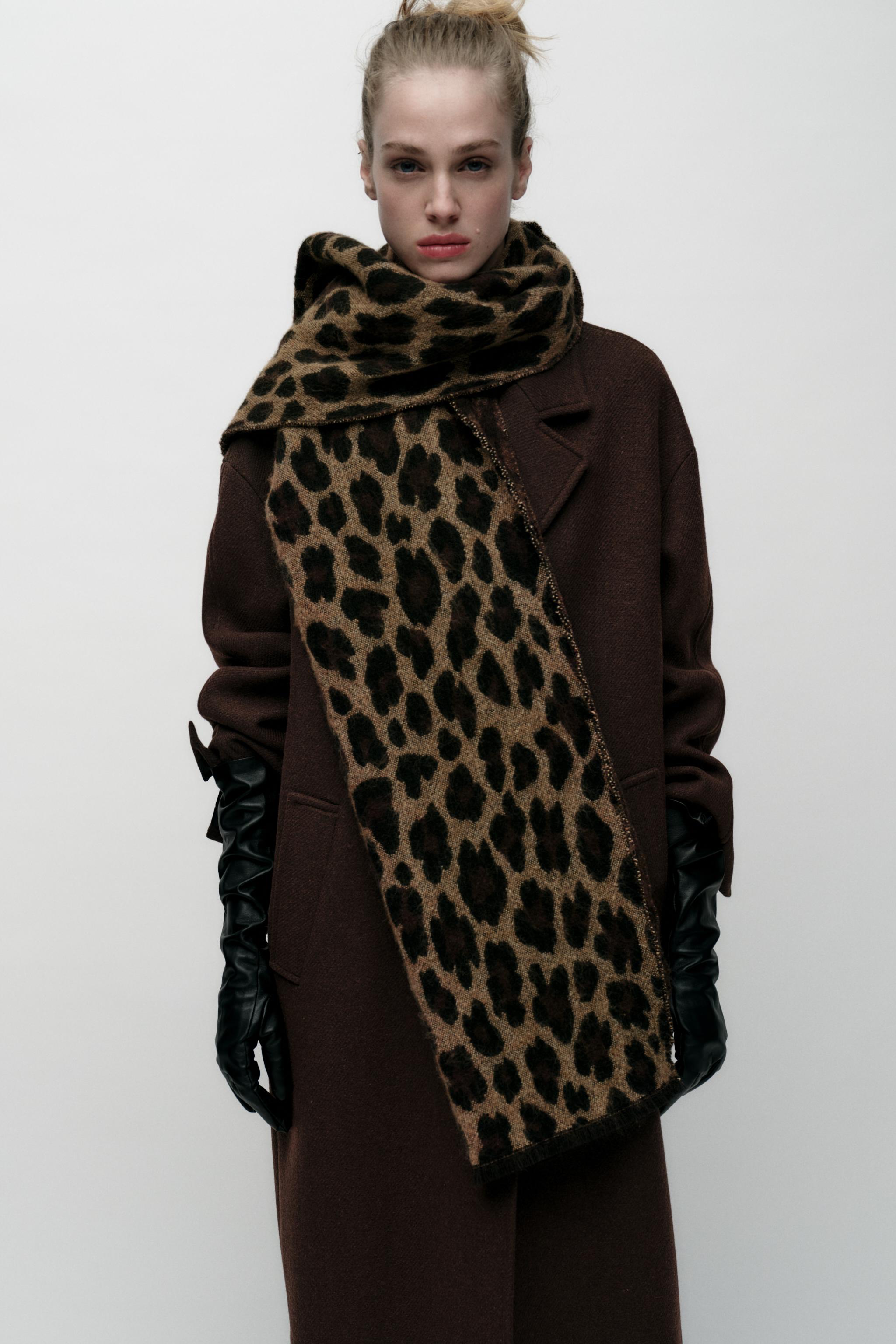 ZARA アニマル柄フェイクファーイヤーマフ 3920/052 FAUX FUR ANIMAL PRINT EAR MUFFS - Leopard | ZARA United States