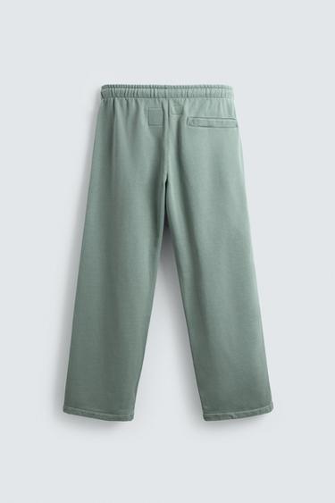 WIDE-LEG JOGGING TROUSERS X SR_A - Turquoise by Zara - Image 6
