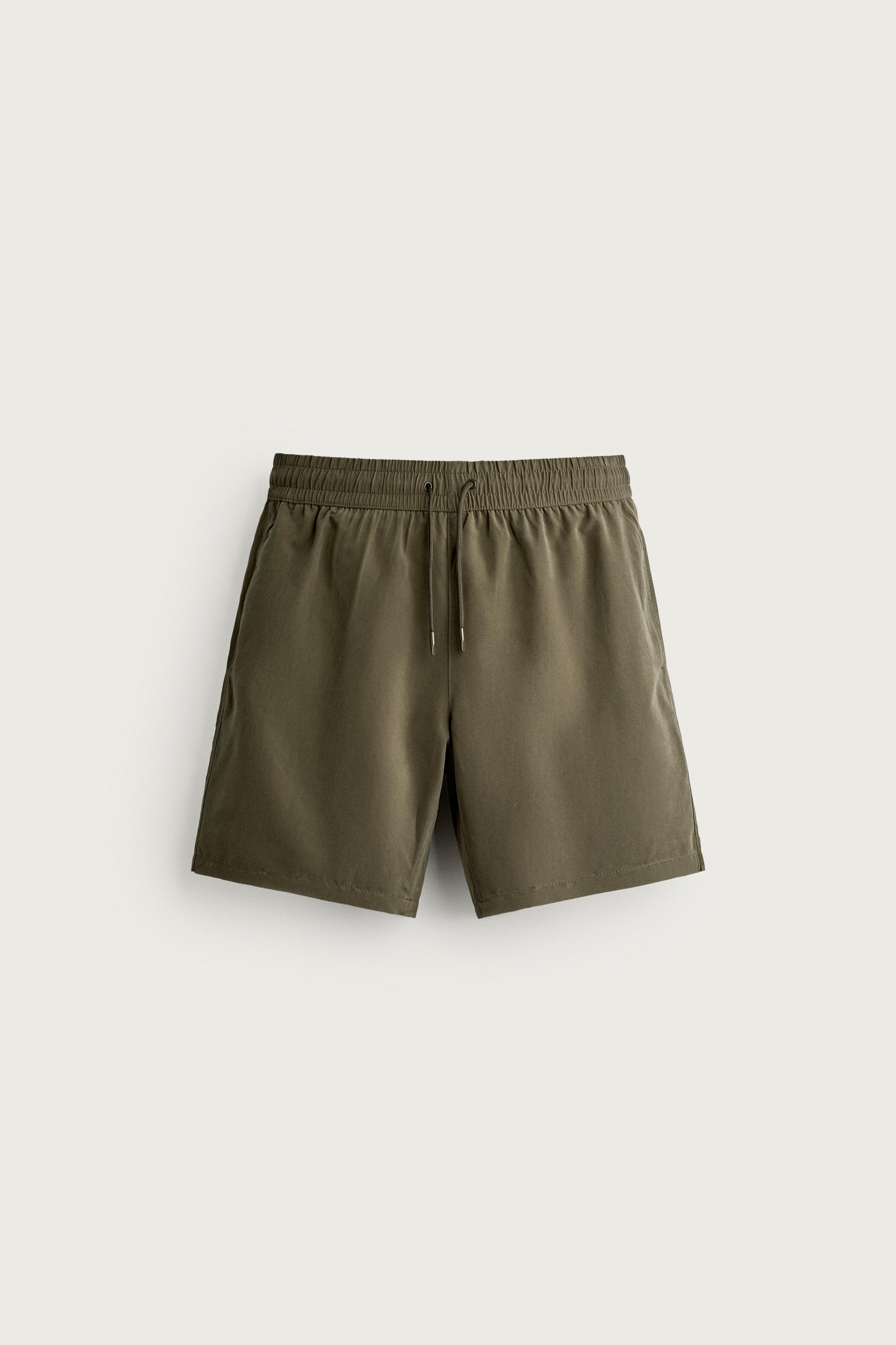 SOFT LONG SWIMSUIT — Khaki