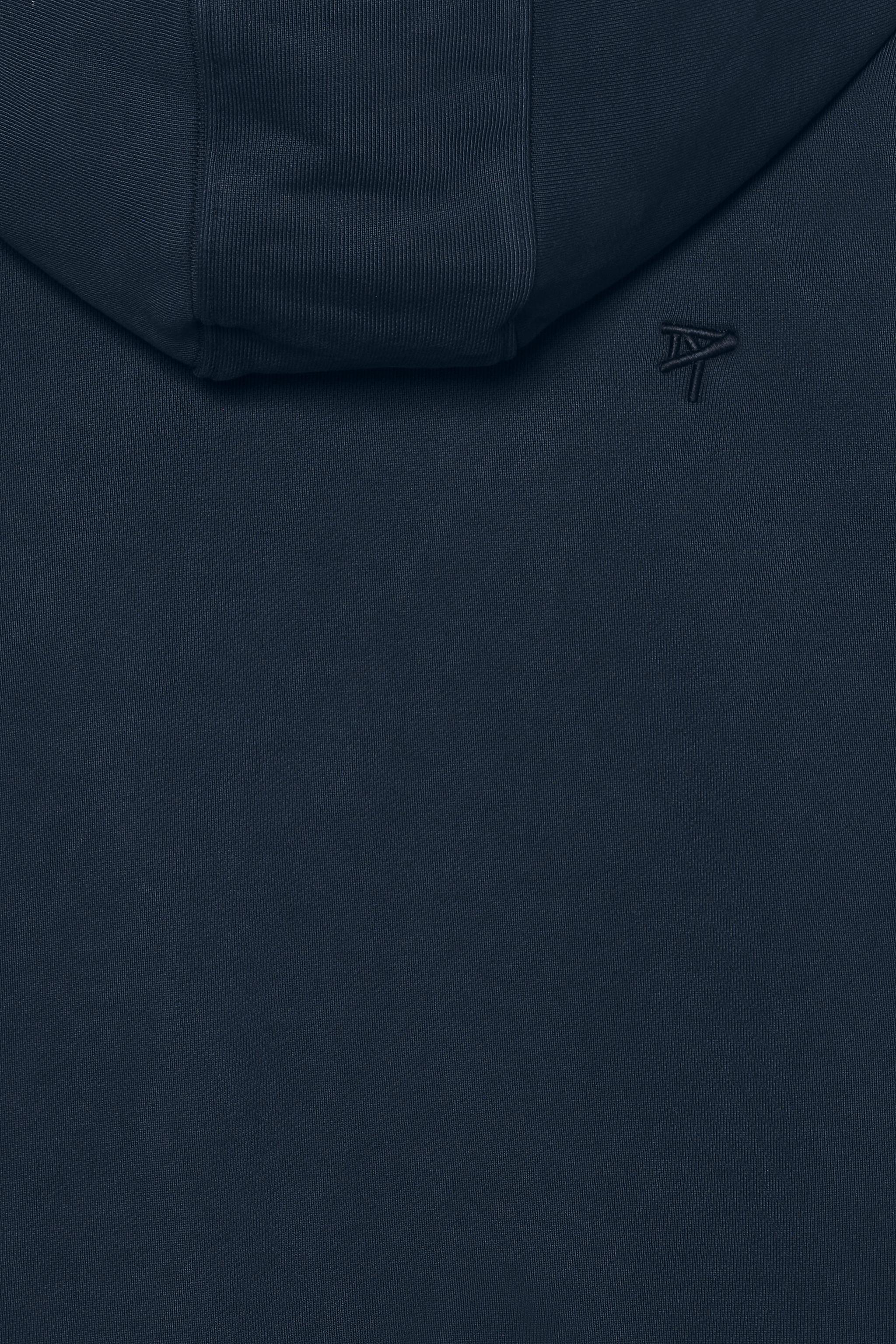 SWEAT COURT ZIPPÉ À CAPUCHE