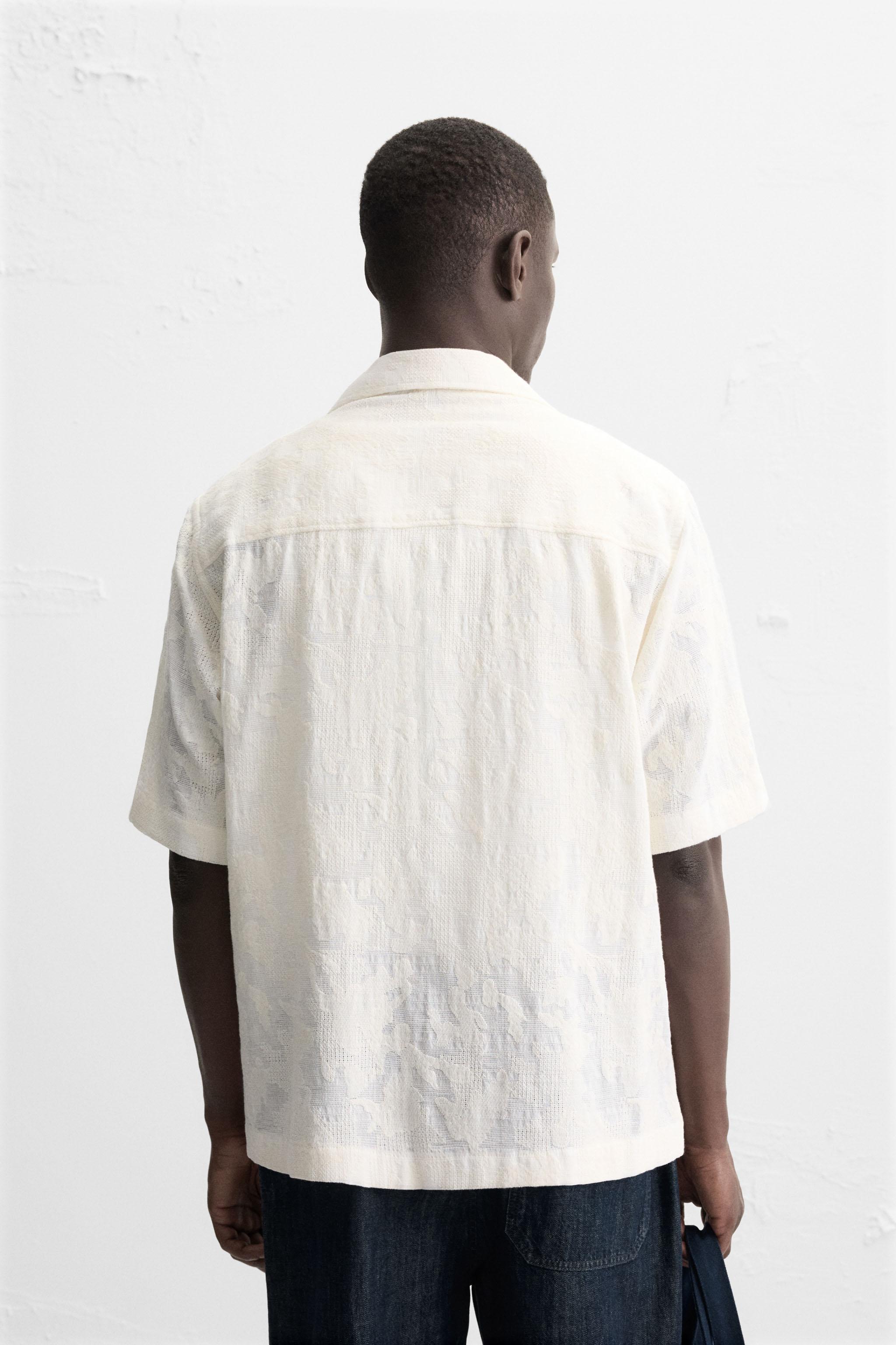 FLORAL JACQUARD SHIRT