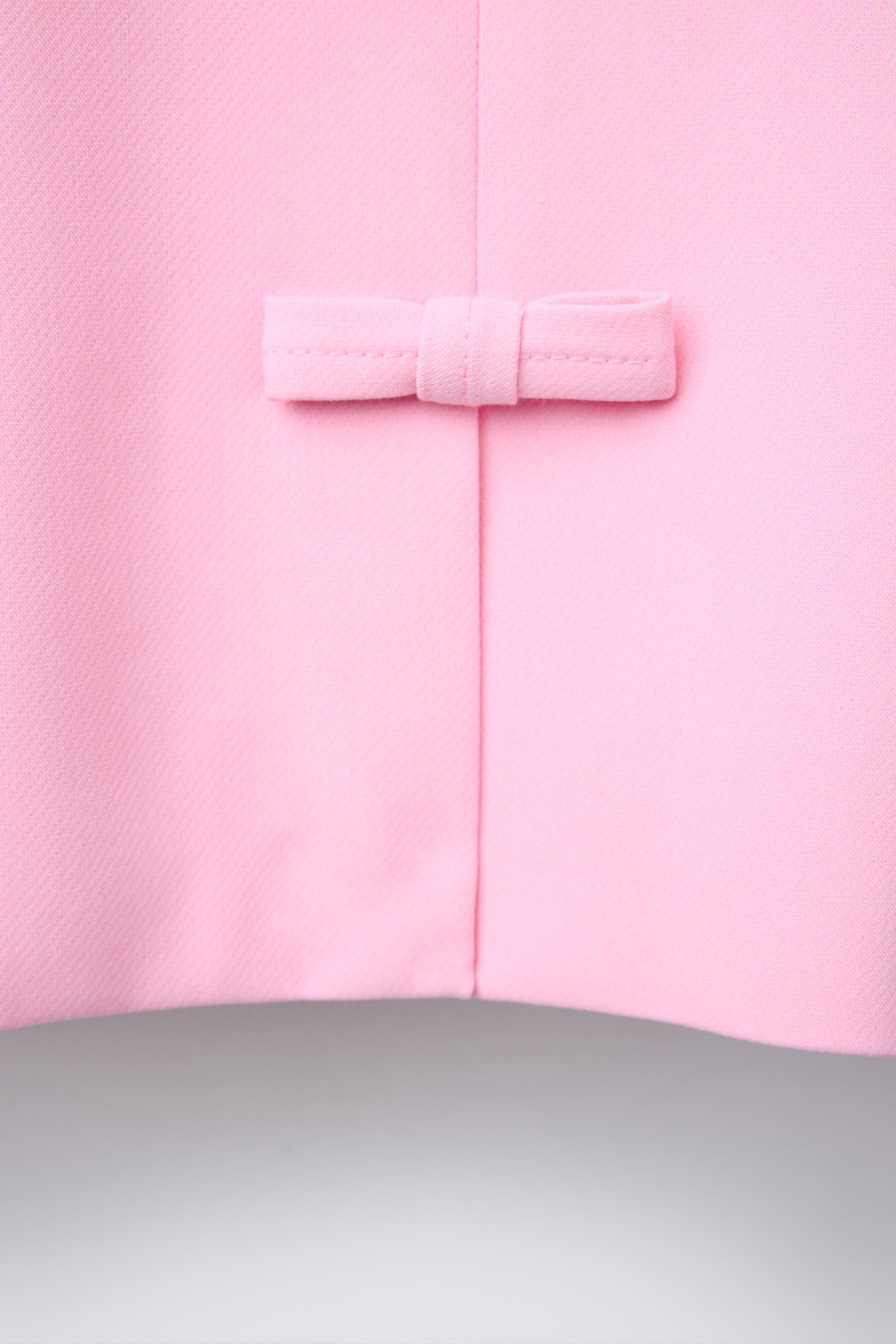 ZARA リボンクロップドジャケット ZARA リボンクロップドジャケット - メルカリ