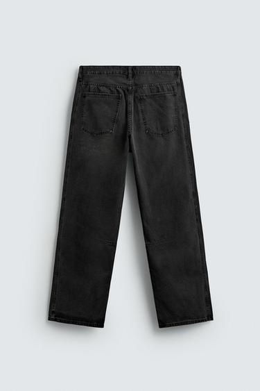 BAGGY FIT JEANS - Black by Zara - Image 7