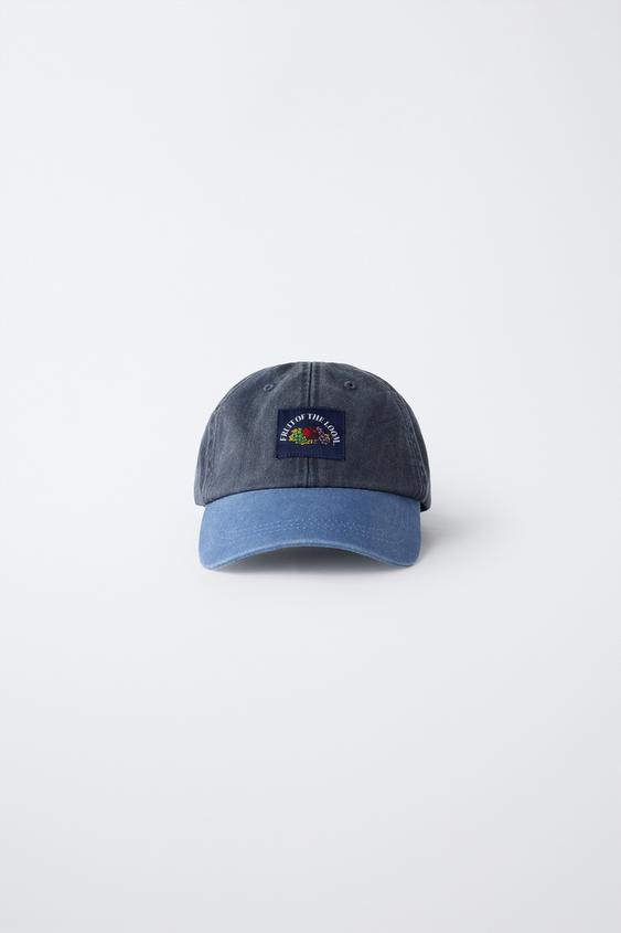 CASQUETTE EFFET DÉLAVÉ FRUIT OF THE LOOM™ - Bleu de Zara - Image 0