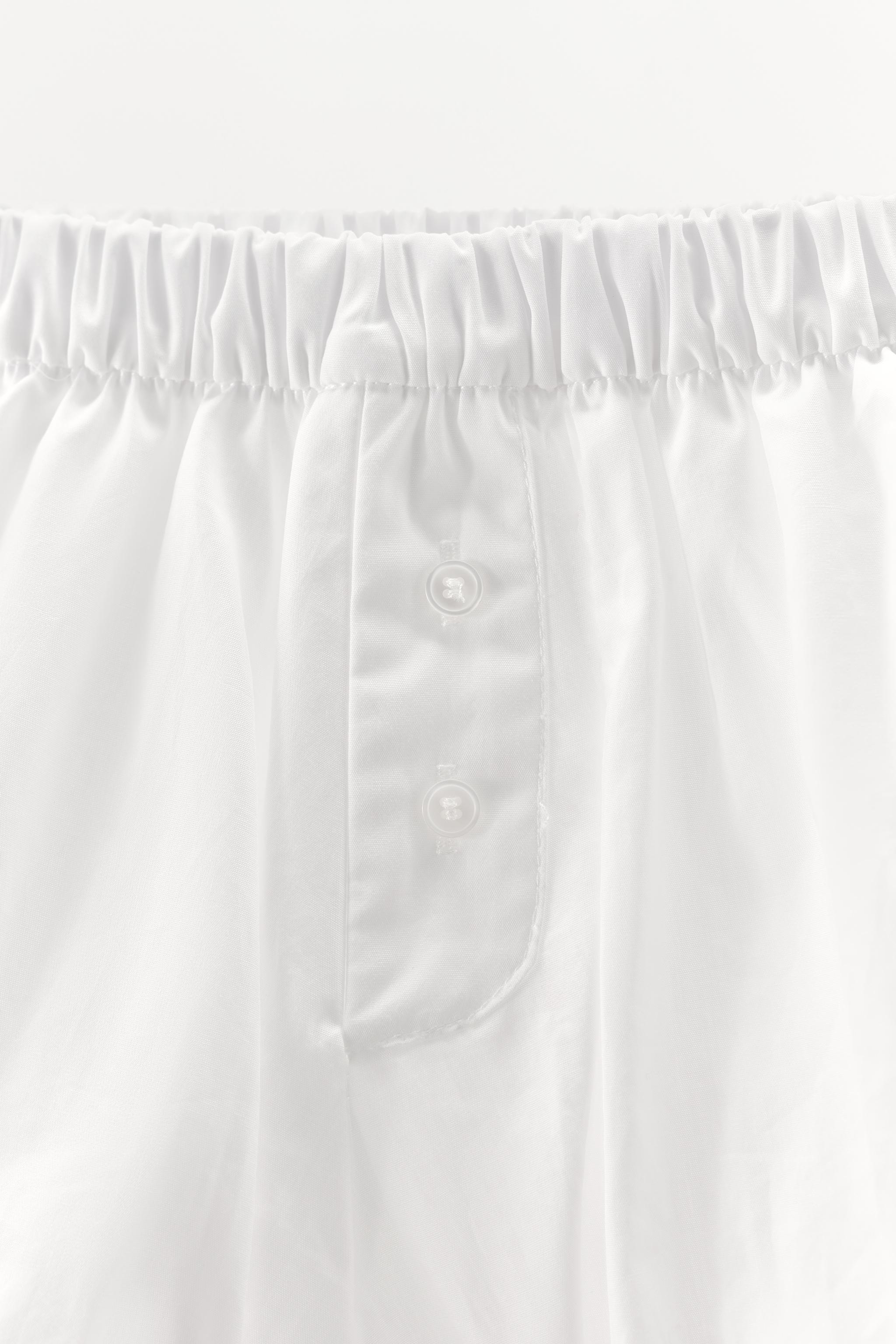SHORT POPELINE BOUFFANT