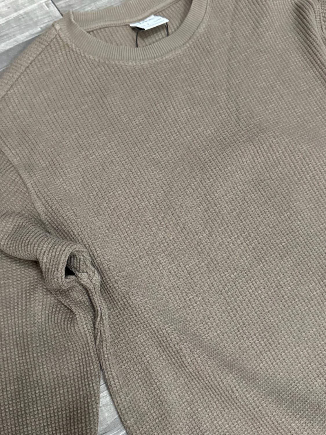 WAFFLE KNIT SWEATSHIRT - Image 4