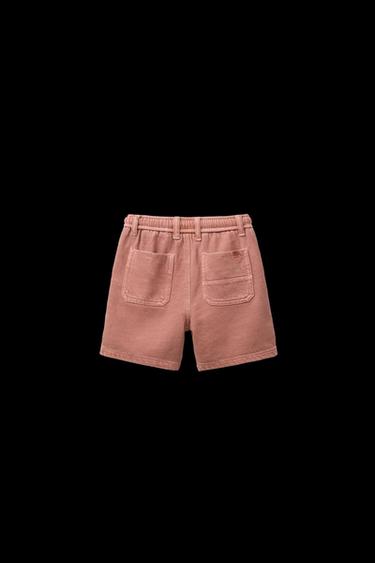 Zara STANDARD SOFT TOUCH SHORTS - Brick