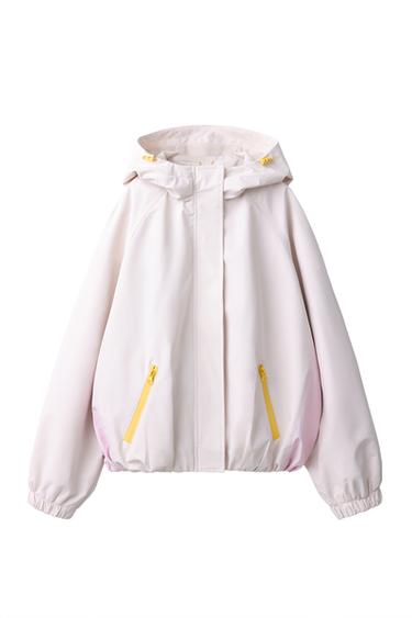 CHUBASQUERO LIGERO SOFTSHELL COLORBLOCK WATER RESISTANT - Crudo de Zara