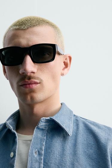 CHEMISE EN JEAN LAVÉ REGULAR FIT - Bleu pastel de Zara - Image 4