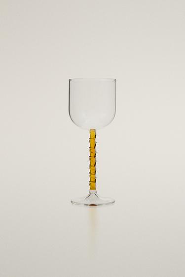 VERRE À PIED BOROSILICATE COULEUR - Marron de Zara - Image 0