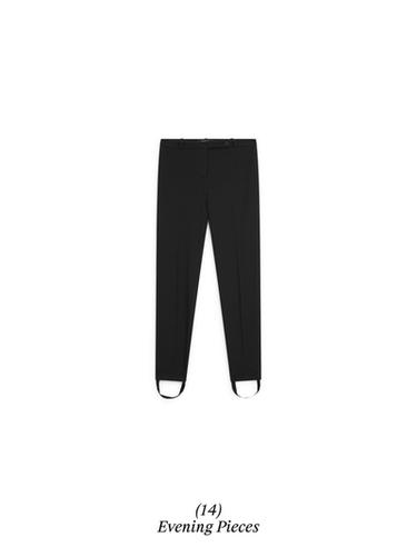 Zara 100% cotton trousers with elasticated hems - Black