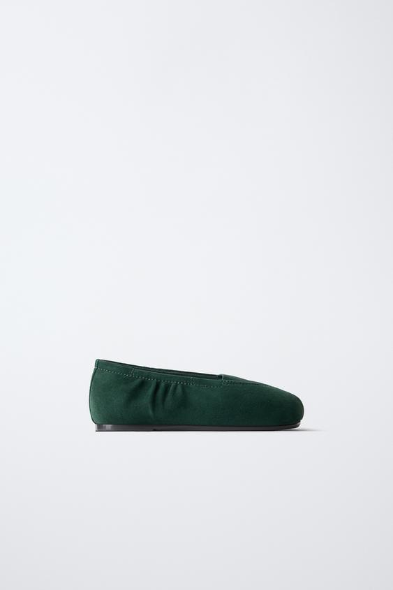 BALLARINA DE PELL FRUIT OF THE LOOM™ - Verd de Zara - Imatge 0