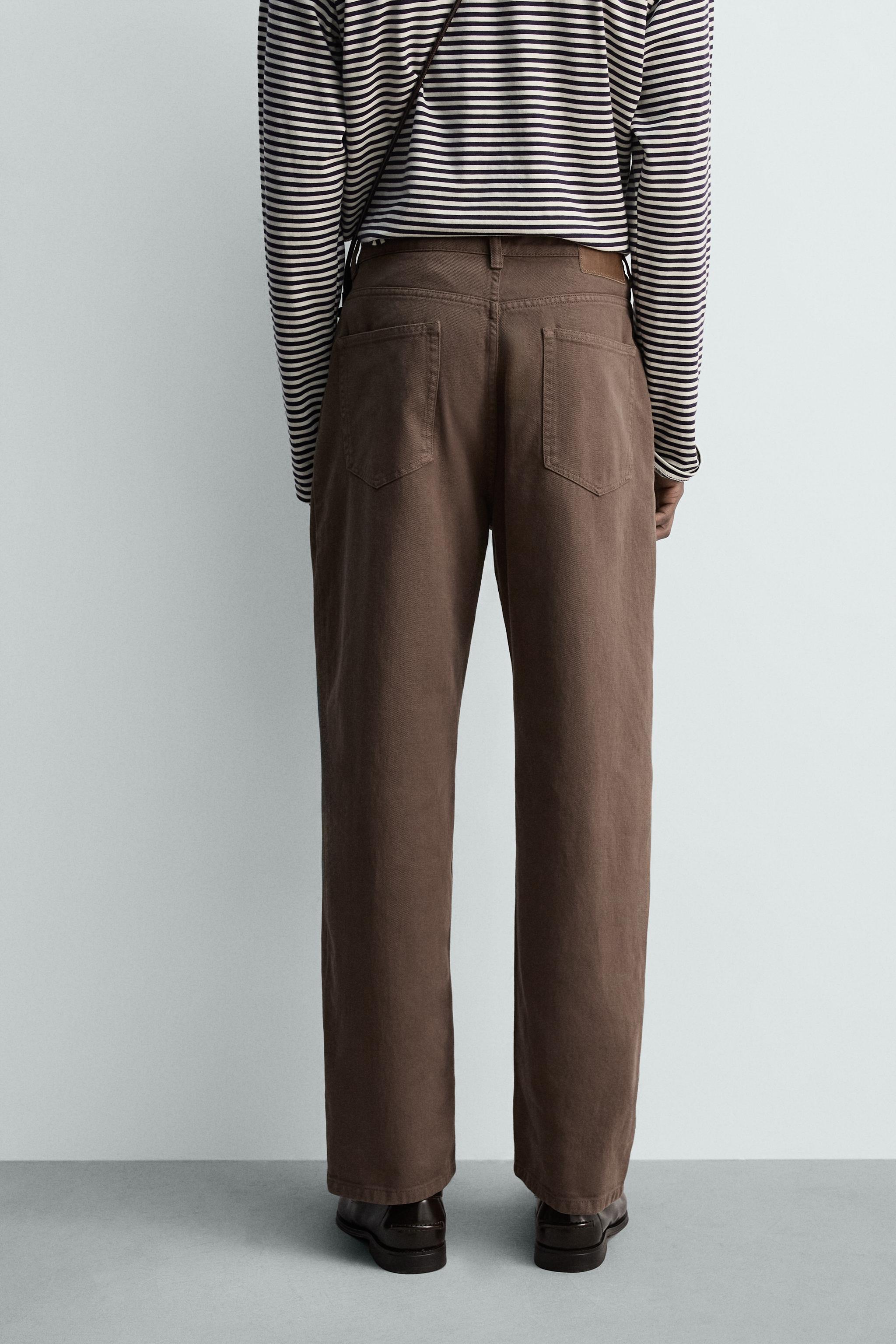 WASHED STRAIGHT FIT JEANS