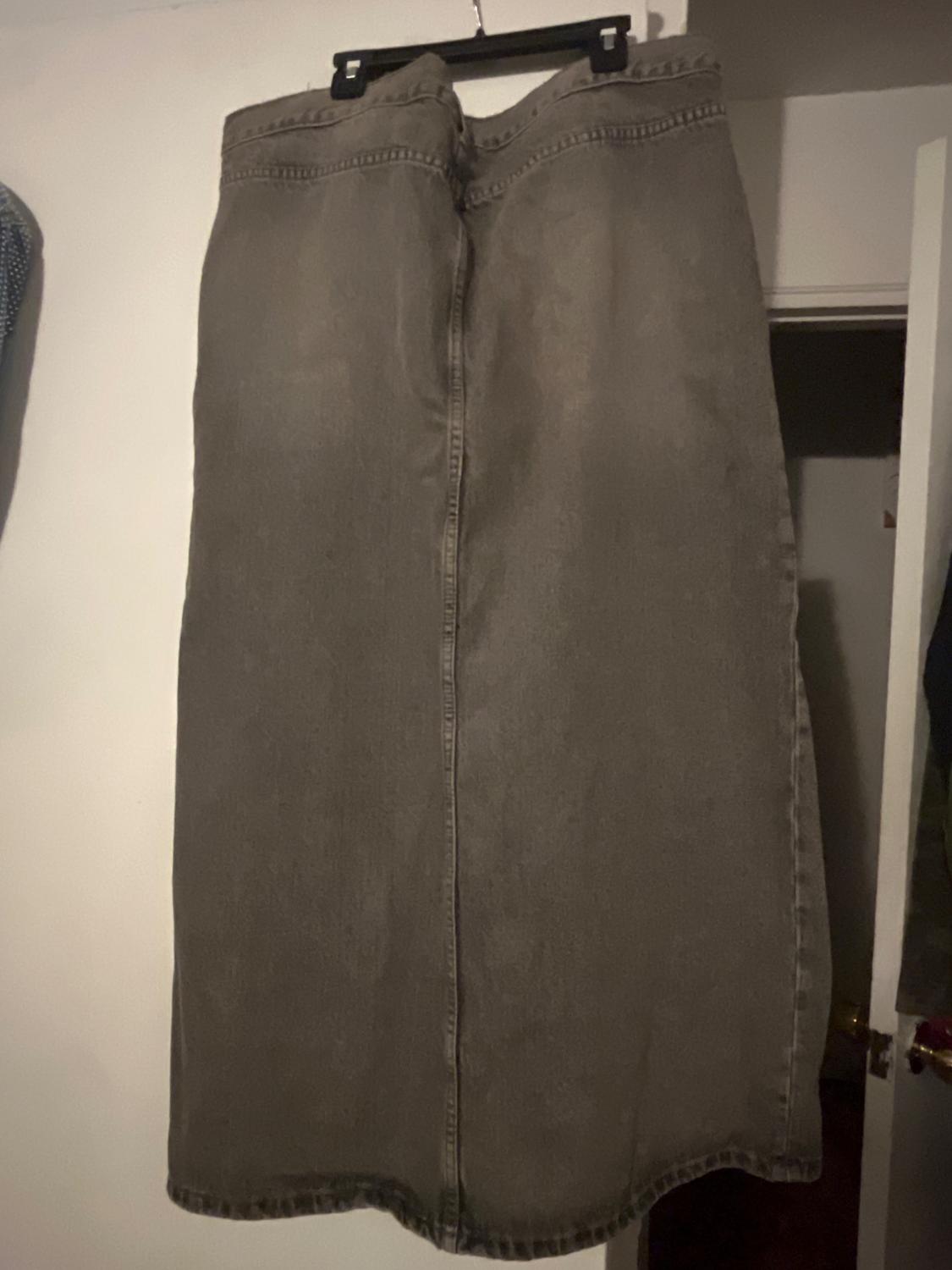 FALDA DENIM LARGA TRF - Image 2