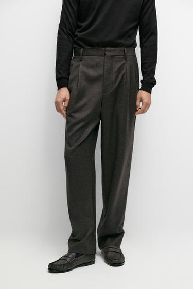 100% wool suit pants — Dark brown 2
