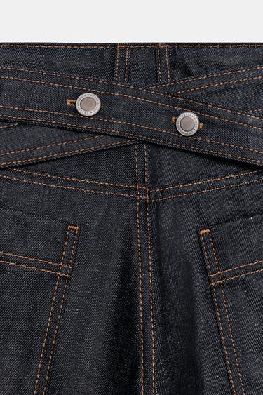 ZW COLLECTION DENIM BERMUDA SHORTS - Blue by Zara - Image 8