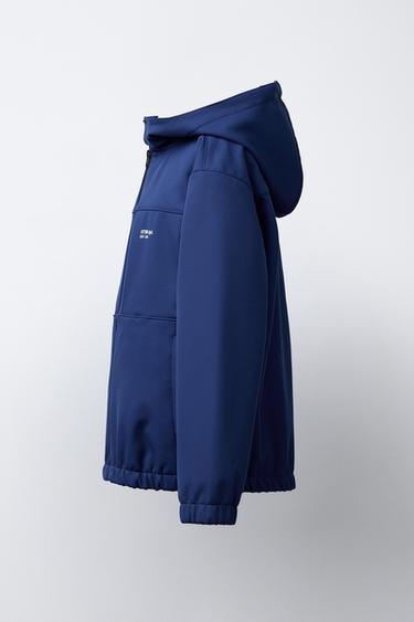 HOODED TECHNICAL JACKET - Bluish by Zara - Image 2