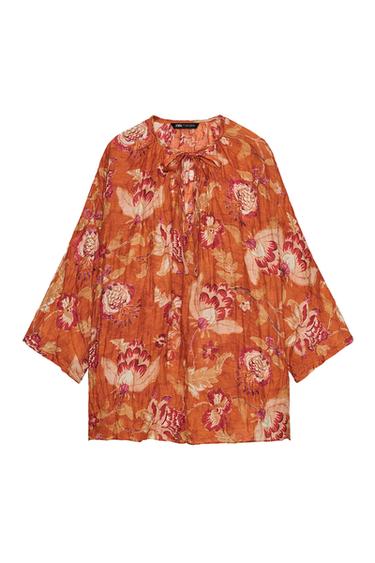100% RAMIE CREASED SHIRT ZW COLLECTION