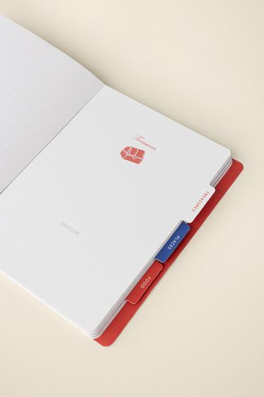 Zara GINGHAM NOTEBOOK CREATED BY CARAMEL LONDON X ZARA - Multicolored