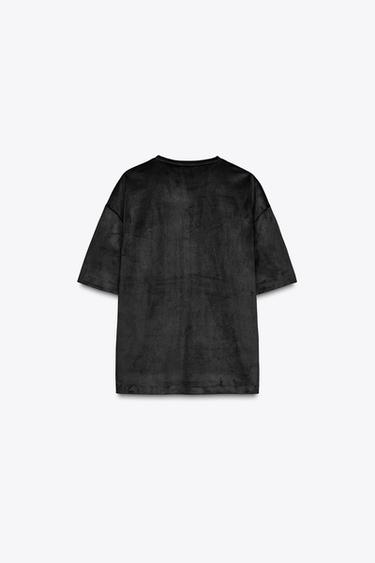 HAUT EN MATIÈRE SYNTHÉTIQUE - Noir de Zara - Image 5