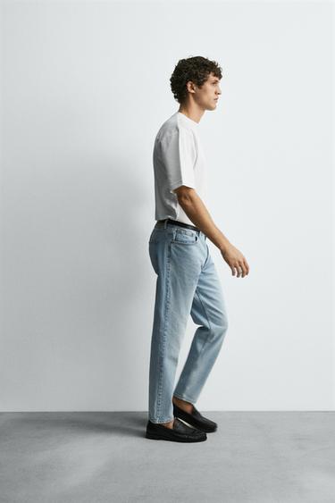 SLIM FIT TAPERED JEANS - Light blue de Zara - Image 5