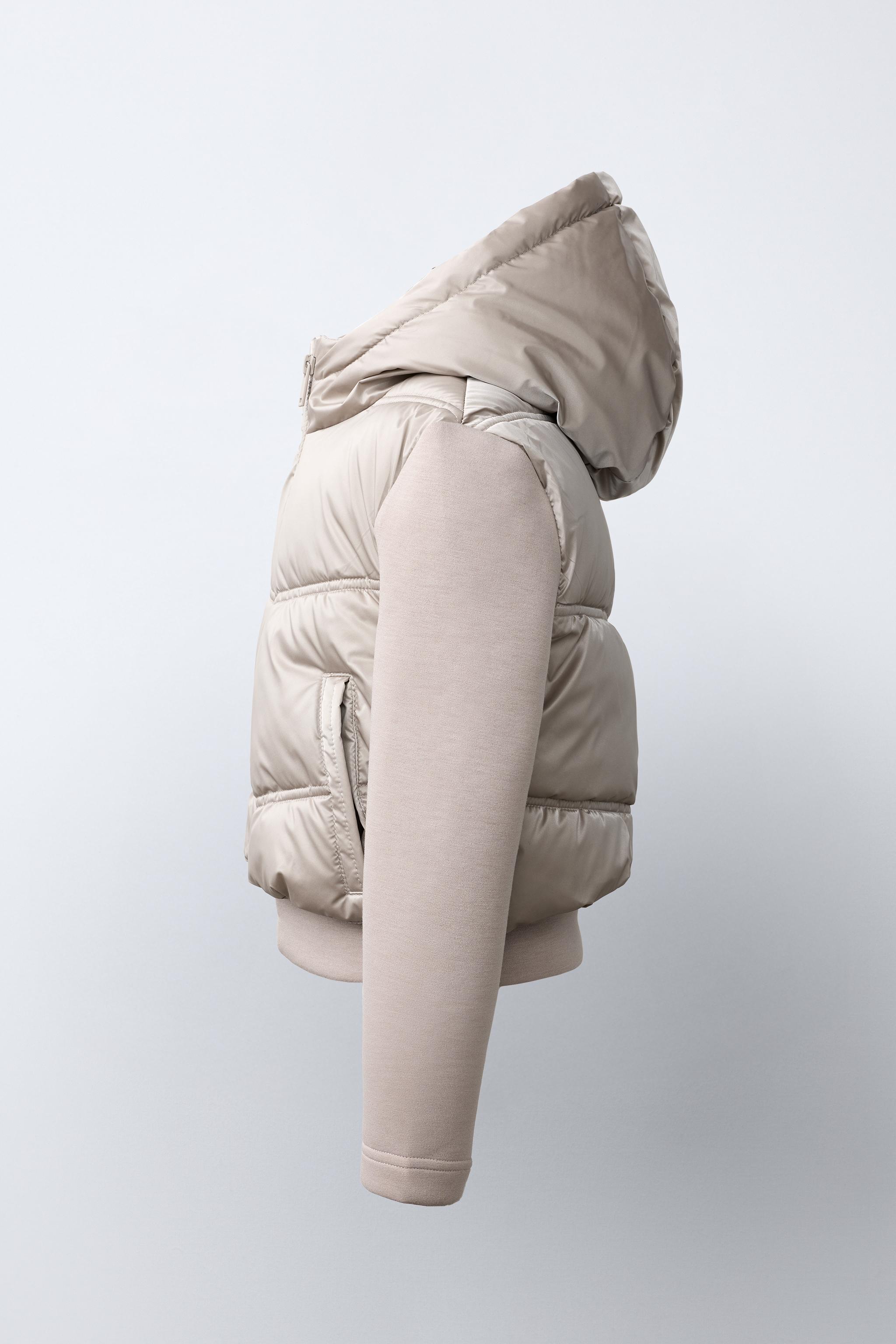 BLOUSON REMBOURRÉ BIMATIÈRE À CAPUCHE