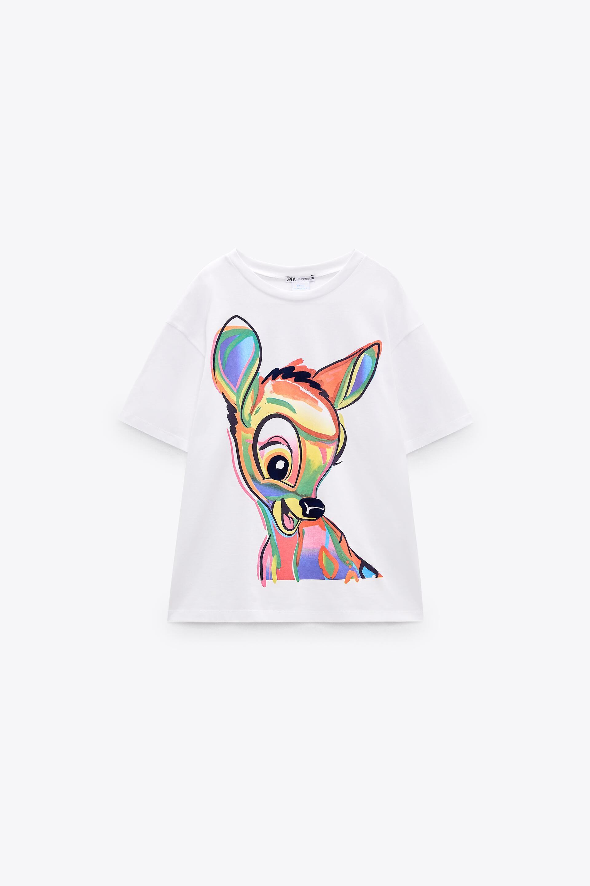 BAMBI DISNEY T SHIRT White ZARA United States