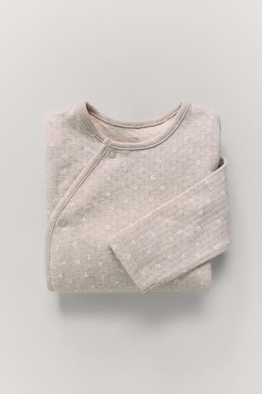 PIJAMA ENTERO ESTRUCTURA PIE CONVERTIBLE - Gris vigoré de Zara