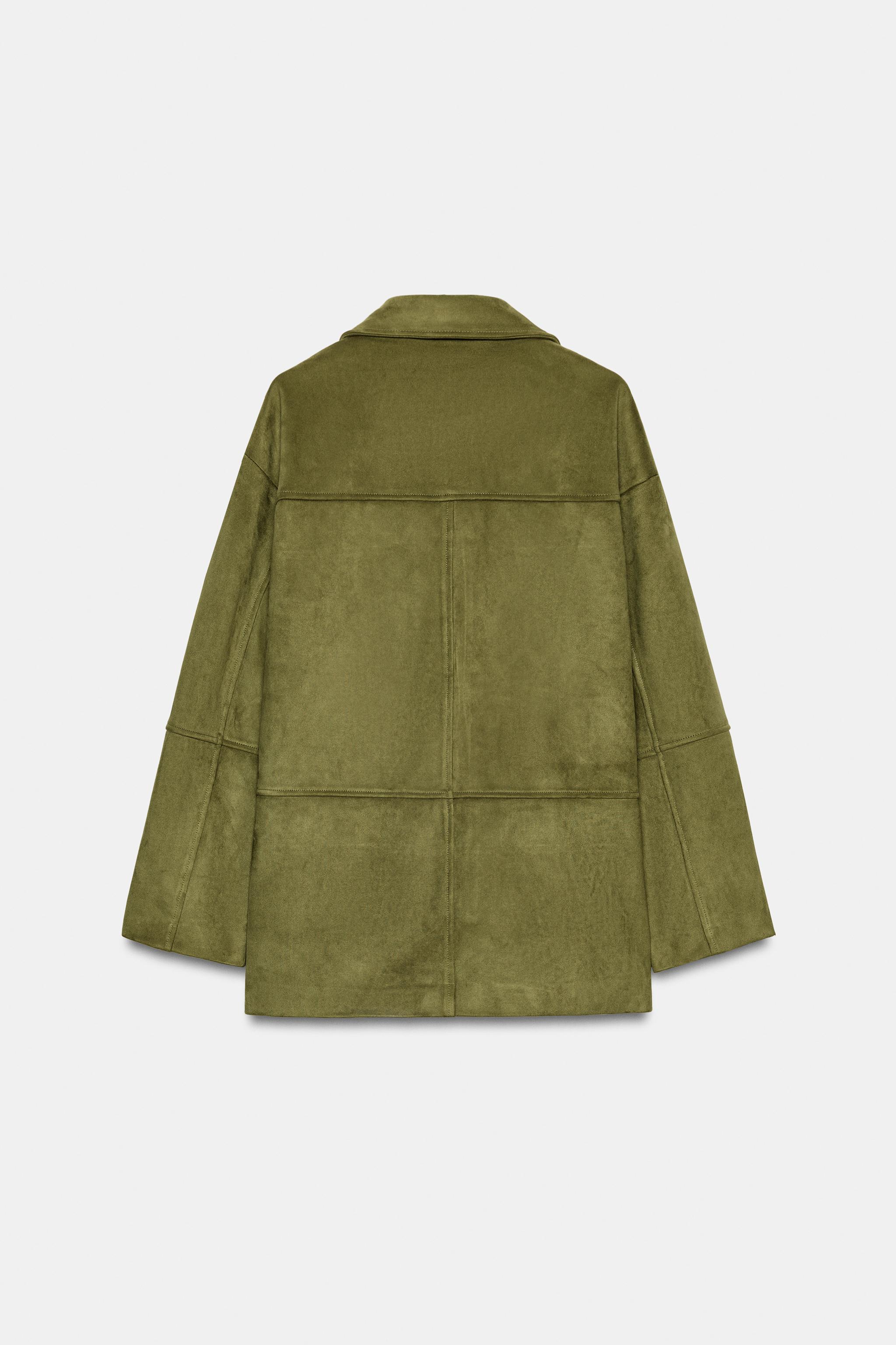MANTEAU EFFET DAIM