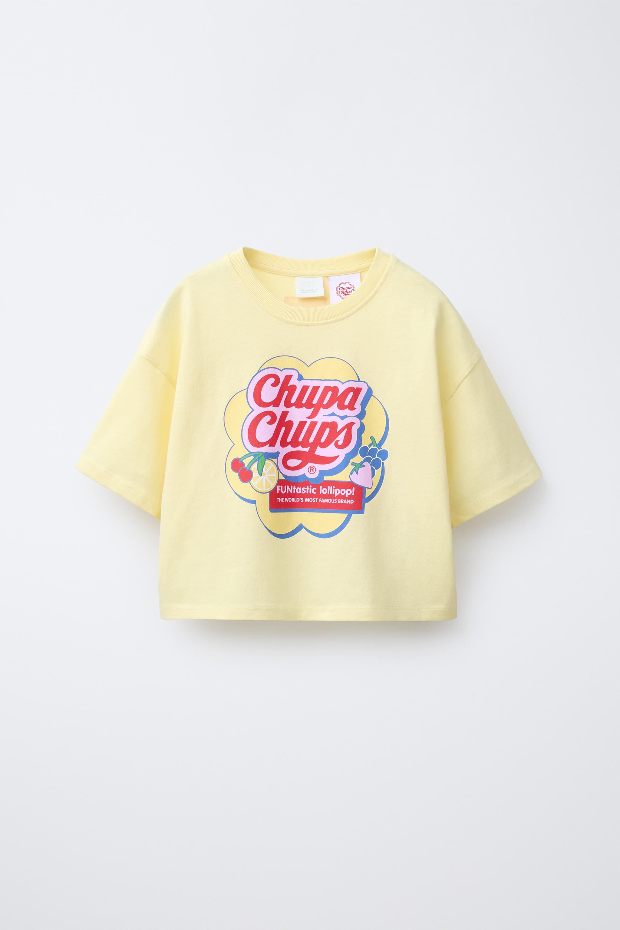 CHUPA CHUPS ®プリントTシャツ - イエロー | ZARA Japan / 日本
