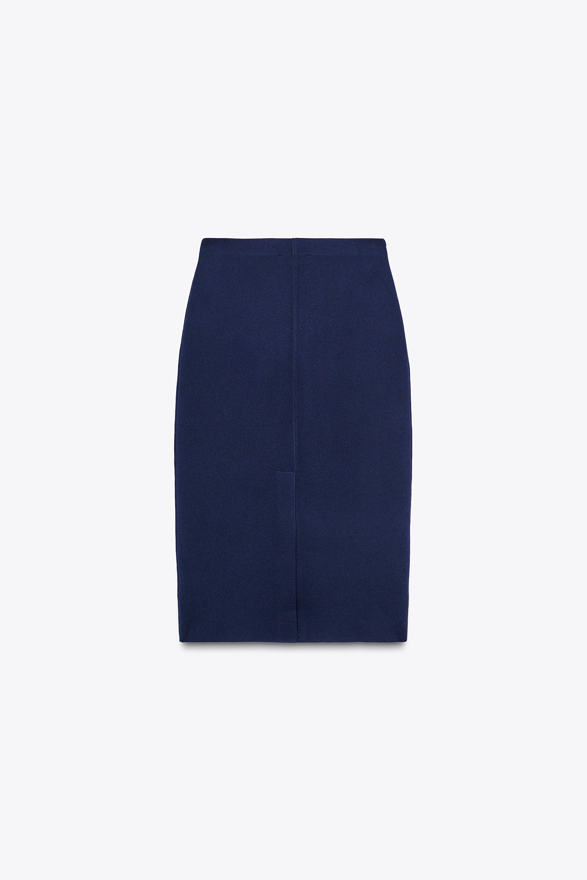ZARA プレーン ニット ミディスカート 9598/069 09598055430-e2.jpg?ts=