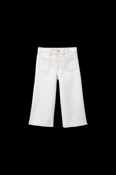 MARINE-JEANS - Cremefarben von Zara