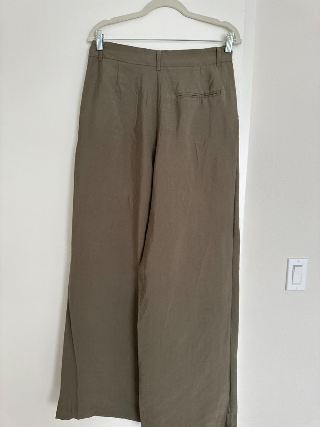 PLEATED WIDE LEG PANTS - Image 2