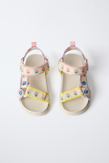 TECHNICAL SANDALS - Ecru White by Zara - Image 4
