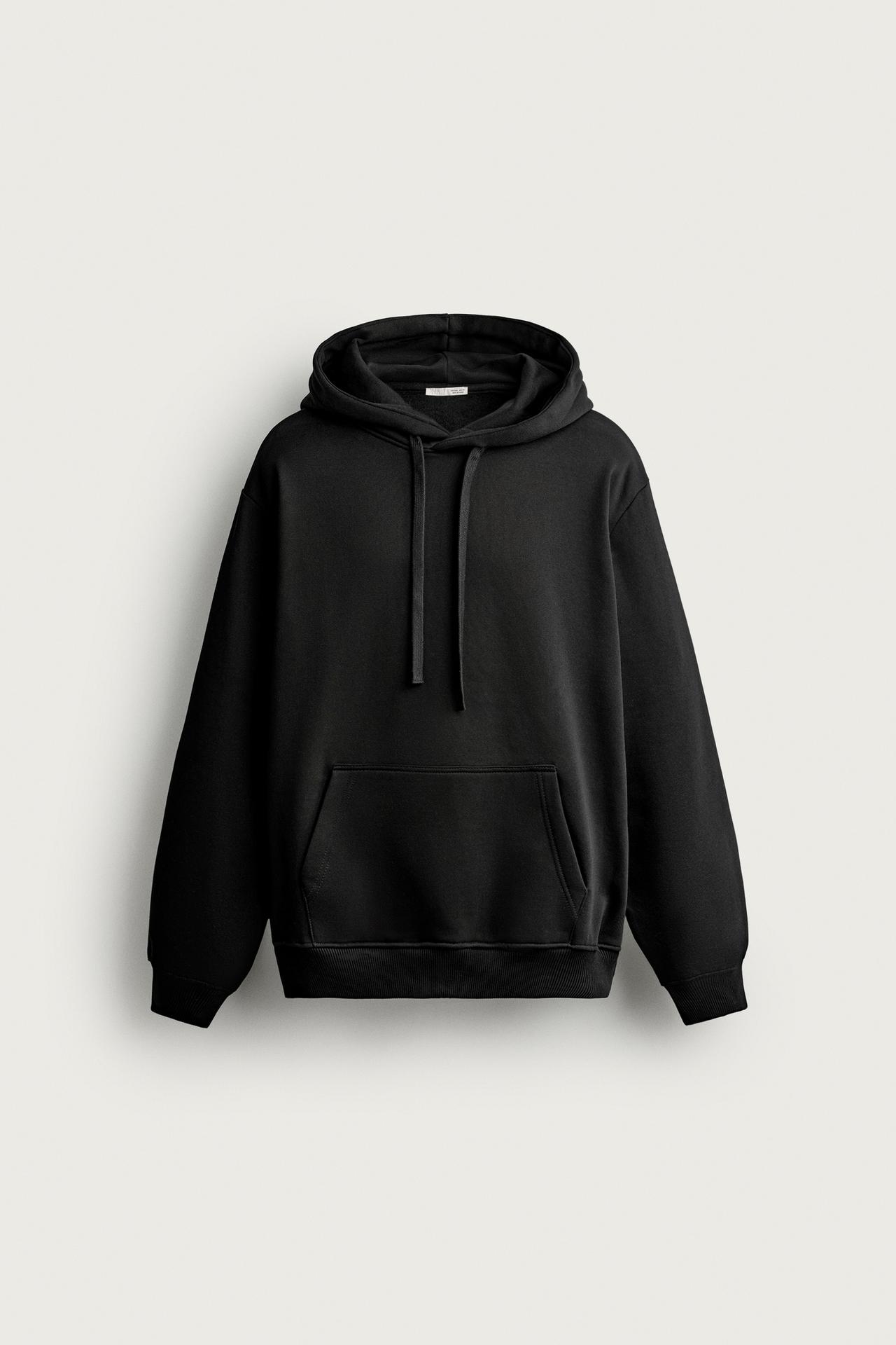 BASIC HEAVYWEIGHT HOODIE — Black