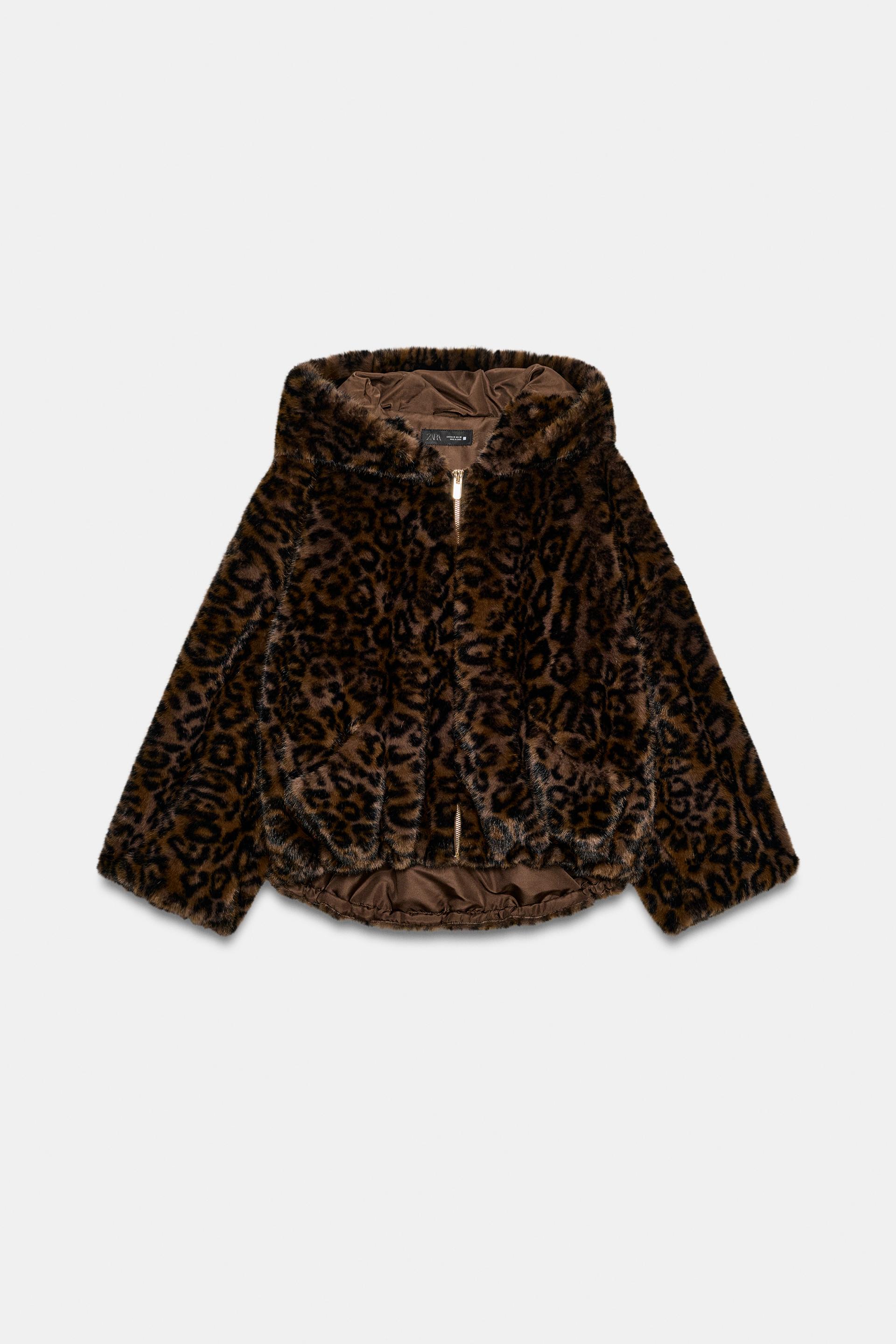 Faux Fur Hooded Jacket