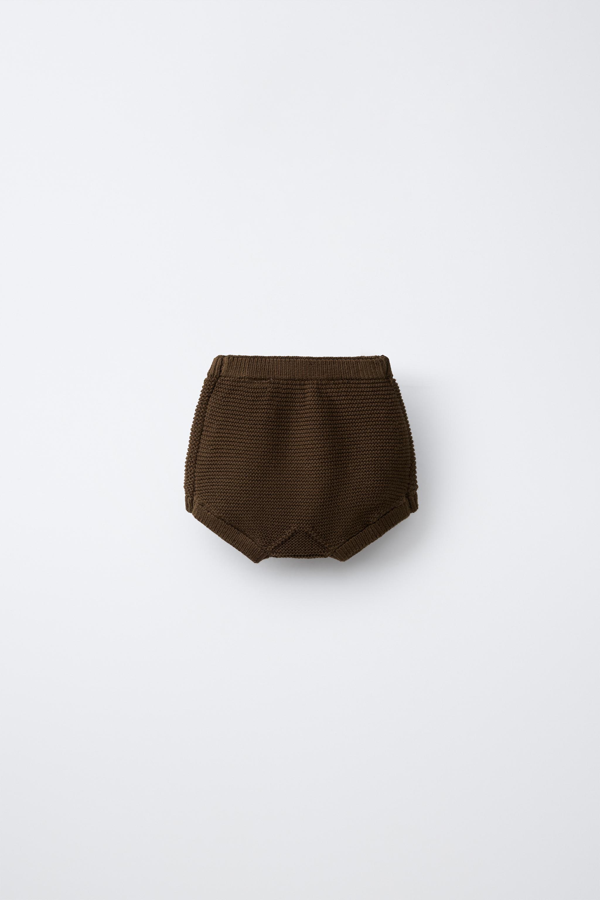 LINKS KNIT BRIEFS — Brown