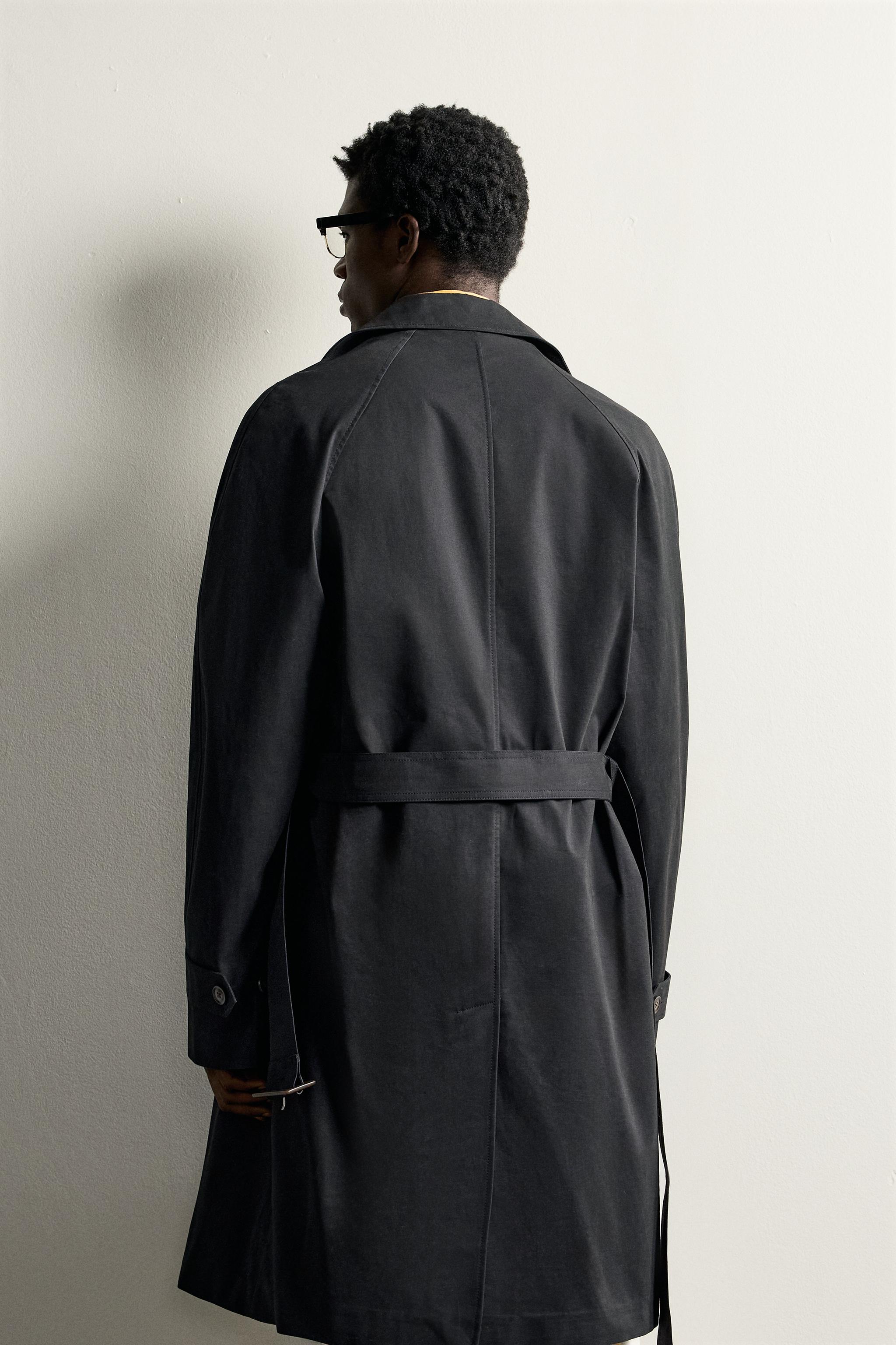 WATER-REPELLENT REGULAR FIT TRENCH COAT