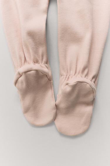 Zara 新生兒套裝和收納袋 - 嫩粉色