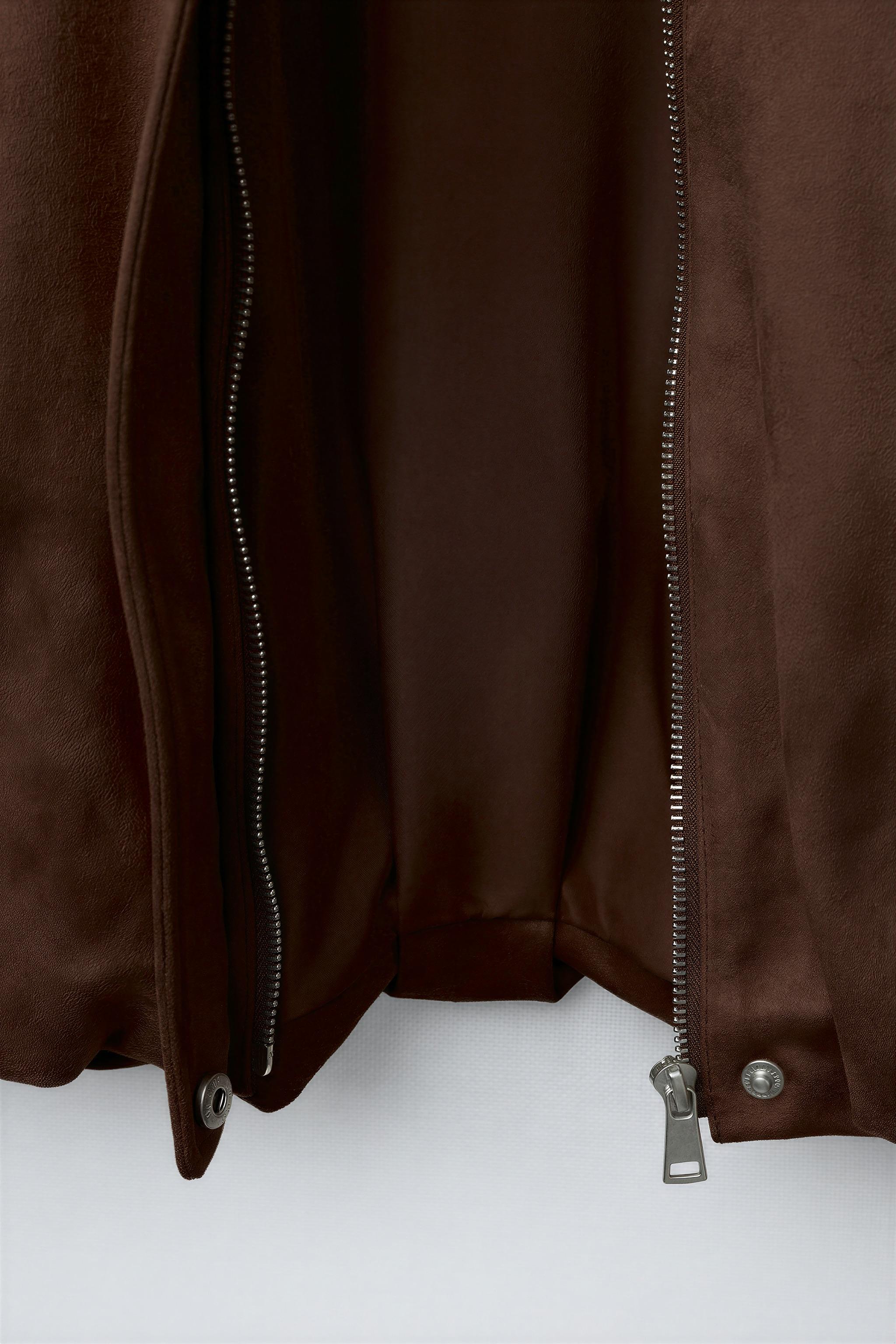 BLOUSON BOMBER EFFET DAIM