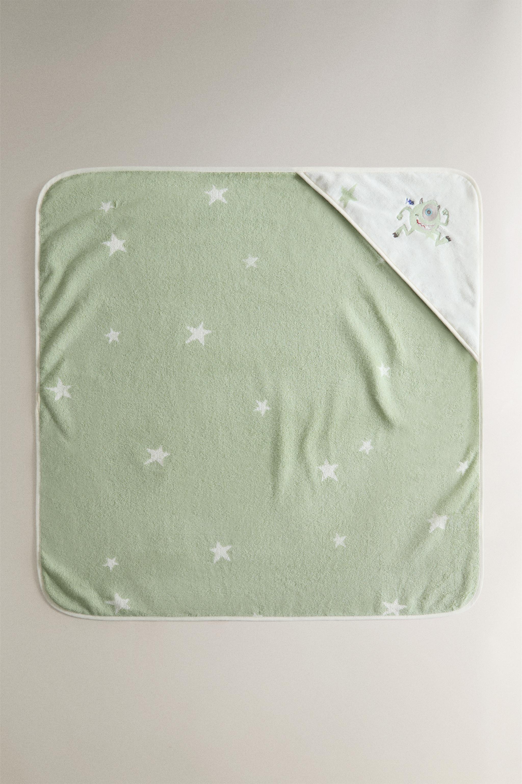 KIDS' MONSTERS, INC. ©DISNEY/PIXAR HOODED TOWEL — Cream