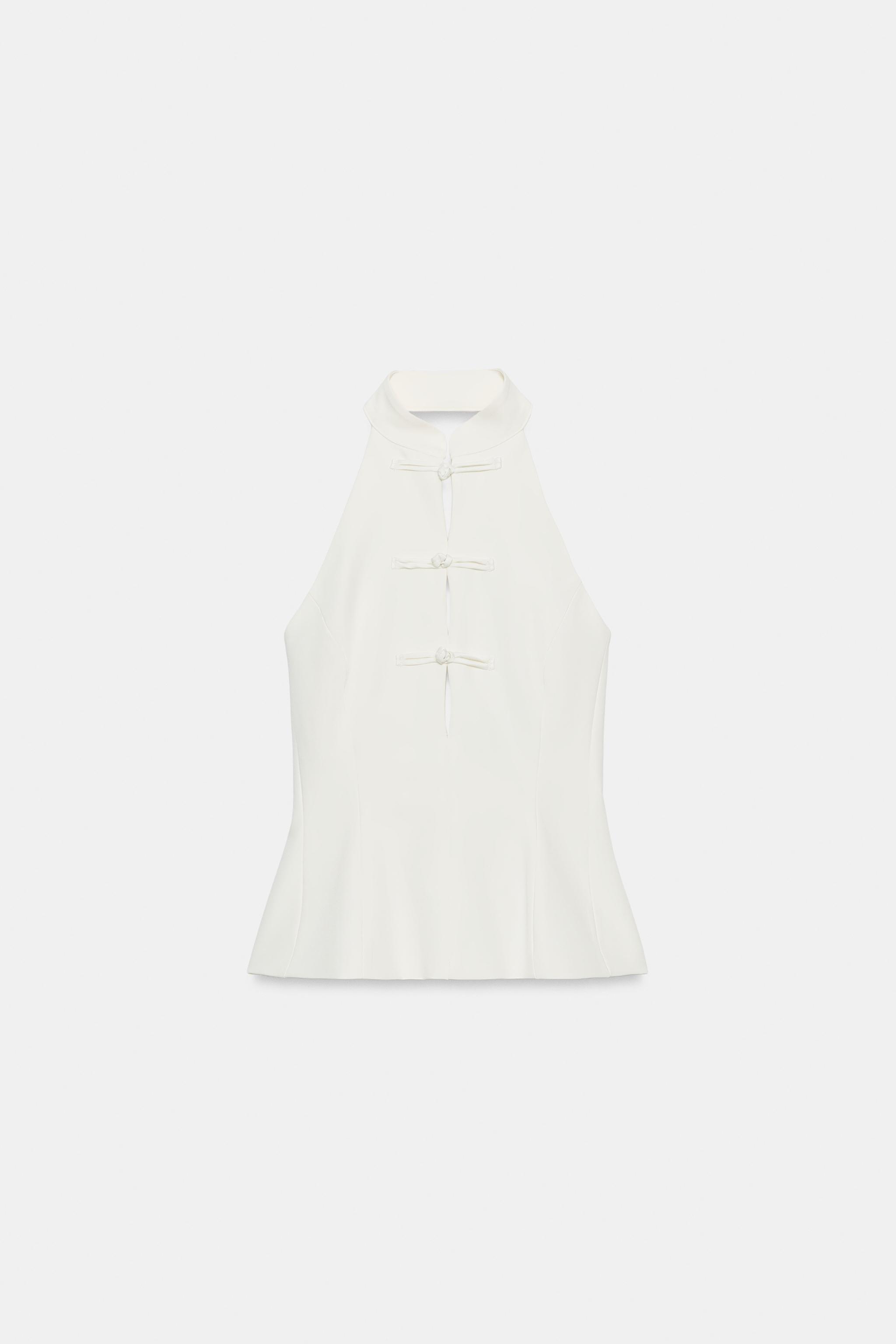 FIREMAN CLASP HALTER TOP