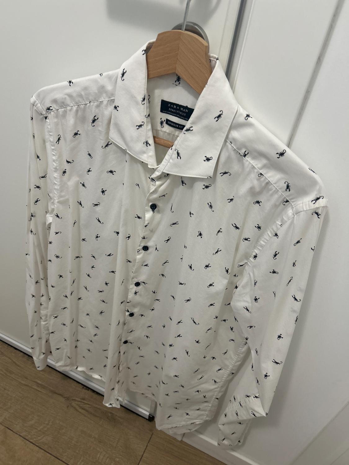 PRINTED STRETCH SHIRT - Image 3
