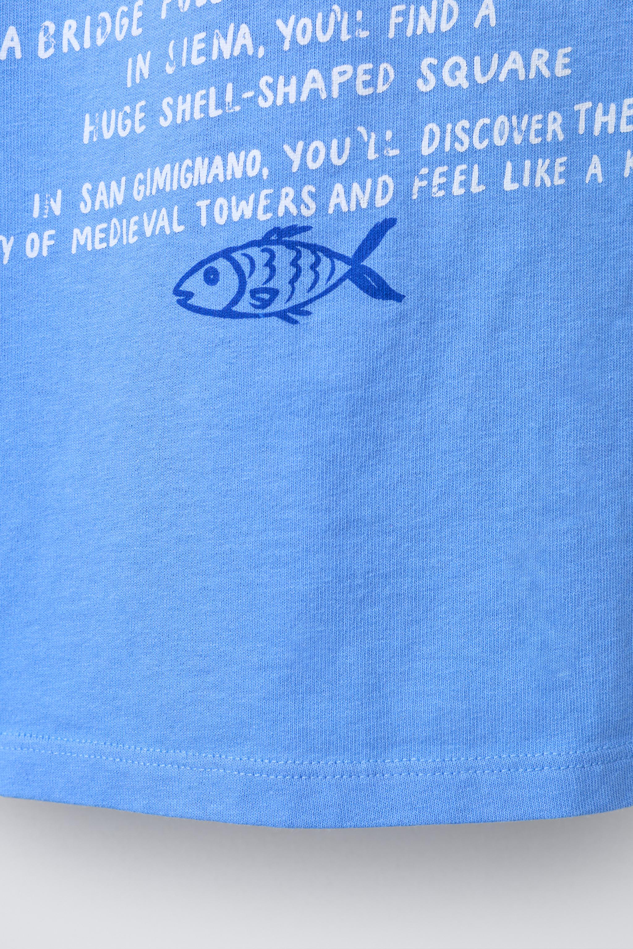 T-SHIRT À BRODERIE ET INSCRIPTION