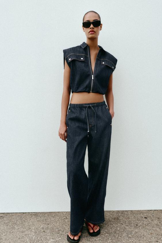 Z1975 DENIM BALLOON VEST from Zara - $49.90